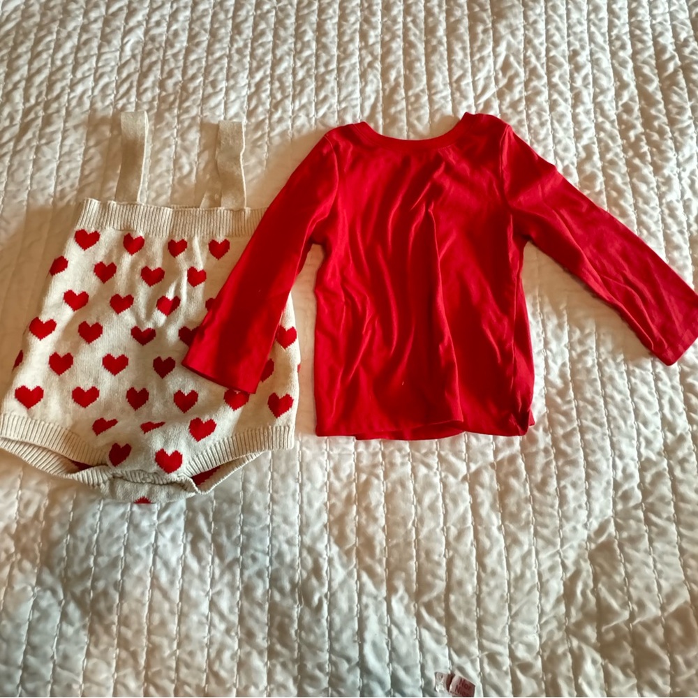 Hearts Valentine’s Day outfit 12 months